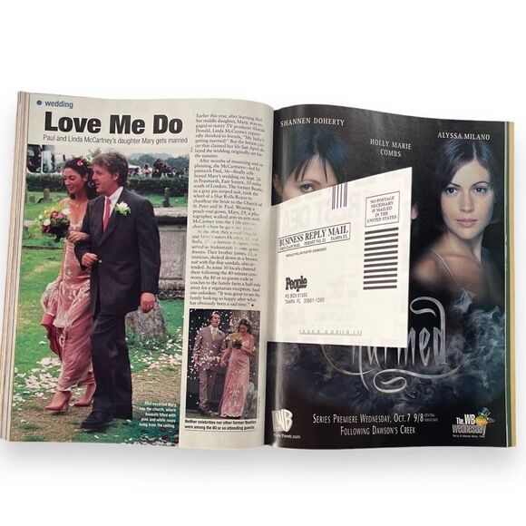 Vintage Oct 1998 People Mag Exclusive Jackie Onassis Shania Twain Paul McCartney - Picture 10 of 16